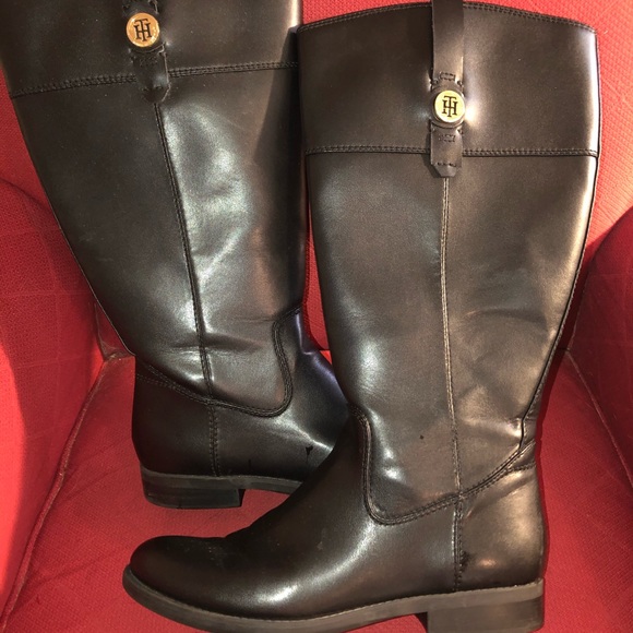 black riding boots wide calf